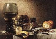 Pieter Claesz Still-Life with Oysters France oil painting artist